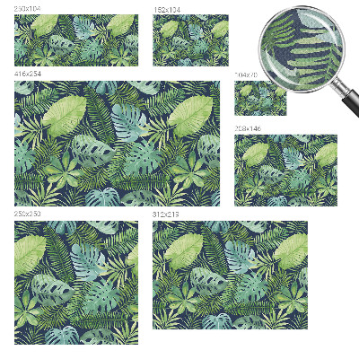 Fotomurale per cameretta Foglie tropicali