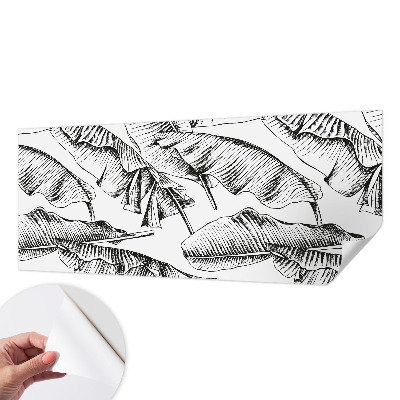 Fotomurale per bambini foglie di banana