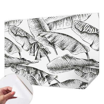 Fotomurale per bambini foglie di banana