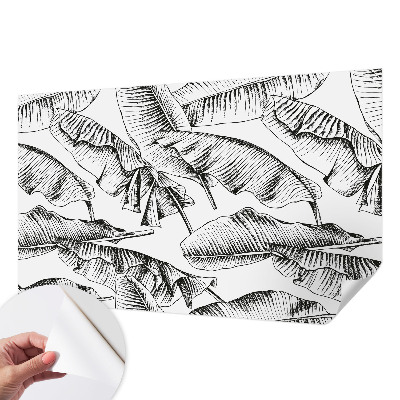 Fotomurale per bambini foglie di banana