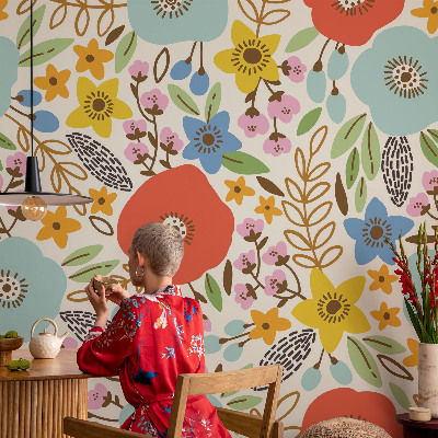 Fotomurale adesivo Motivo floreale