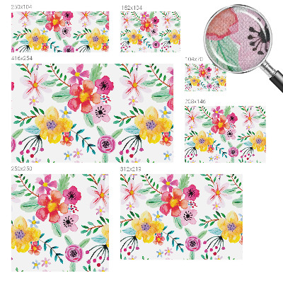 Carta da parati cameretta Freschezza floreale