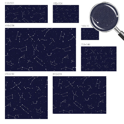 Carta da parati effetto profondità Cielo Astro