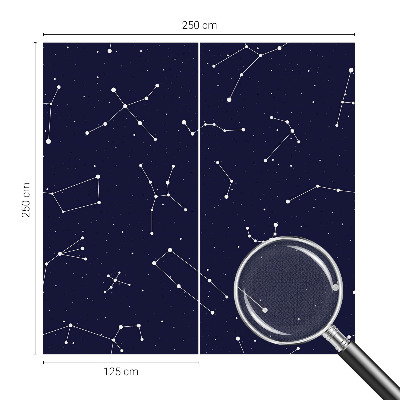 Carta da parati effetto profondità Cielo Astro