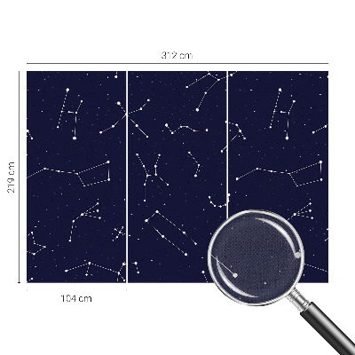 Carta da parati effetto profondità Cielo Astro