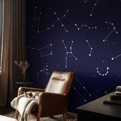 Carta da parati effetto profondità Cielo Astro