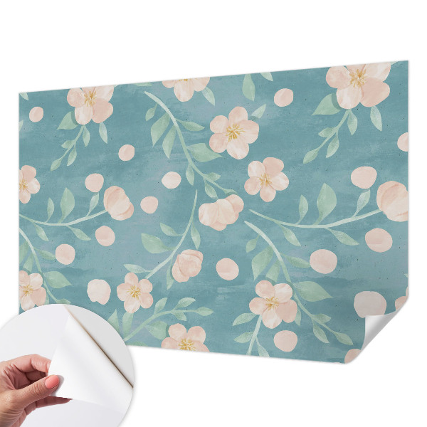 Carta da parati per cameretta Eleganza floreale