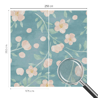 Carta da parati per cameretta Eleganza floreale