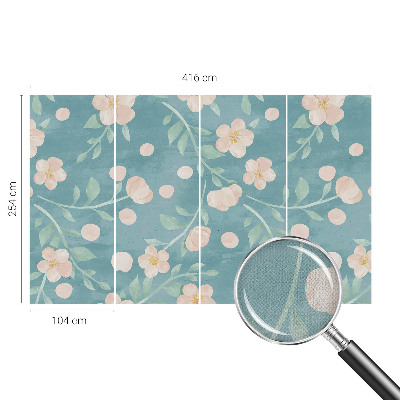 Carta da parati per cameretta Eleganza floreale