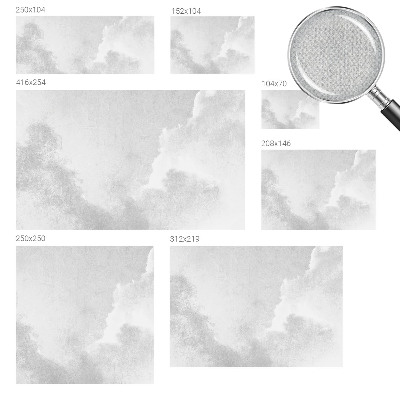 Fotomurale per cameretta Nuvolette delicate