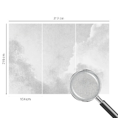 Fotomurale per cameretta Nuvolette delicate