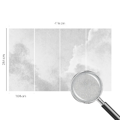 Fotomurale per cameretta Nuvolette delicate