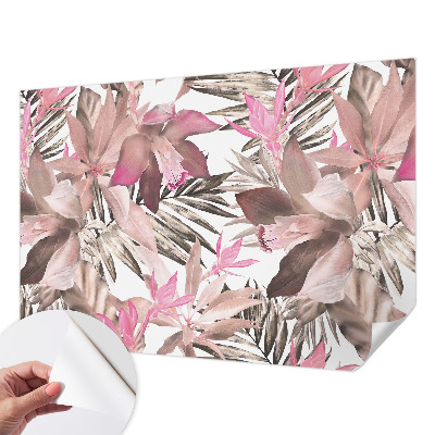 Carta da parati 3D Fiori esotici