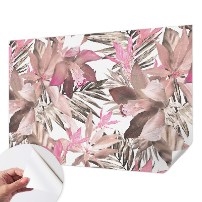 Carta da parati 3D Fiori esotici