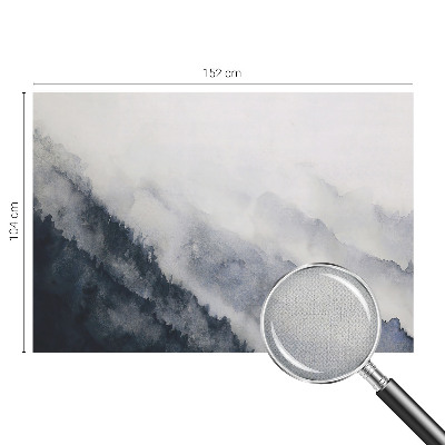 Fotomurale effetto 3D Nebbia di montagna