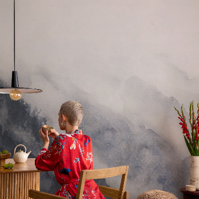Fotomurale effetto 3D Nebbia di montagna