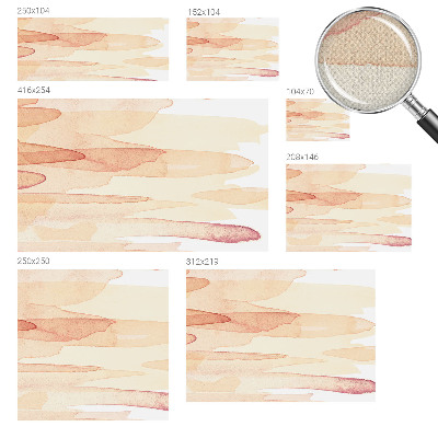 Carta da parati effetto profondità Pennellate pastello