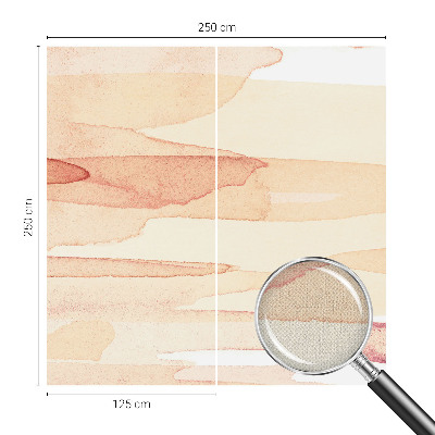 Carta da parati effetto profondità Pennellate pastello
