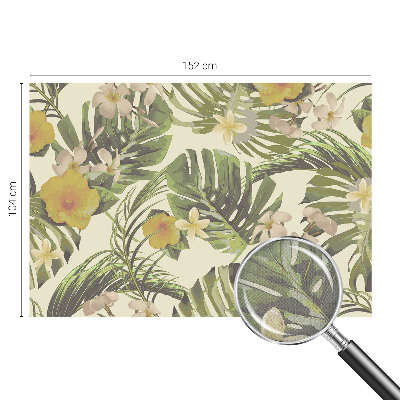 Fotomurale per cameretta flora esotica