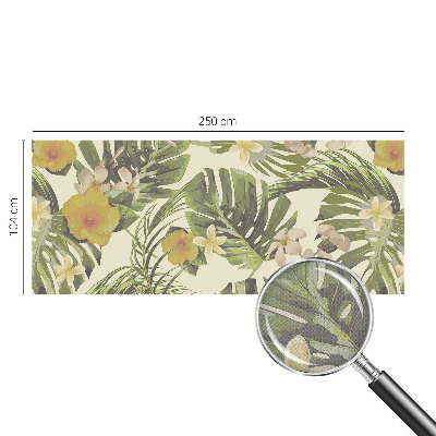 Fotomurale per cameretta flora esotica