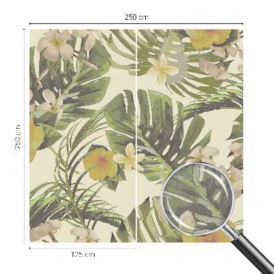 Fotomurale per cameretta flora esotica