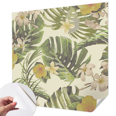 Fotomurale per cameretta flora esotica