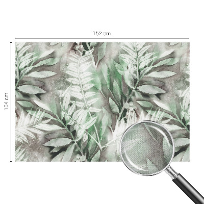 Fotomurale adesivo Foglie ad acquerello