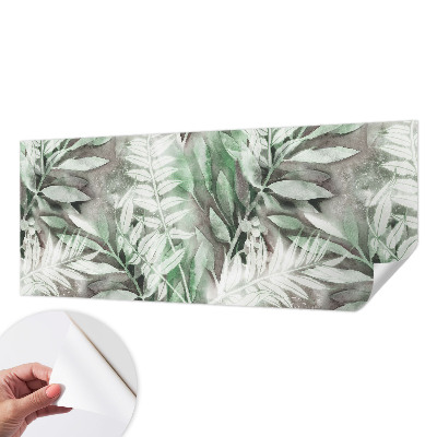 Fotomurale adesivo Foglie ad acquerello