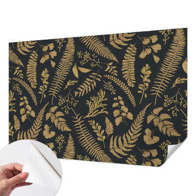 Carta da parati adesiva Foglie botaniche