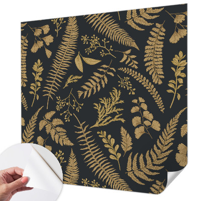 Carta da parati adesiva Foglie botaniche