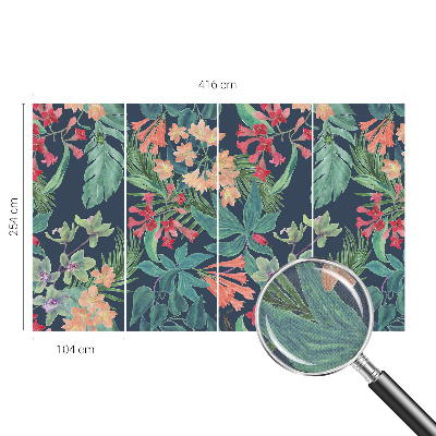 Fotomurale per bambini Fiori tropicali