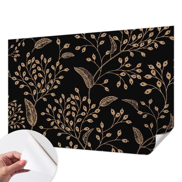 Carta da parati 3D eleganza botanica