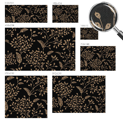 Carta da parati 3D eleganza botanica