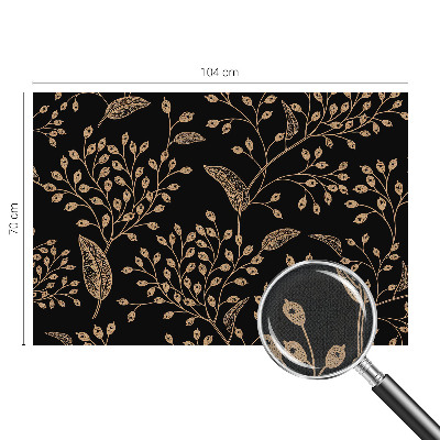 Carta da parati 3D eleganza botanica