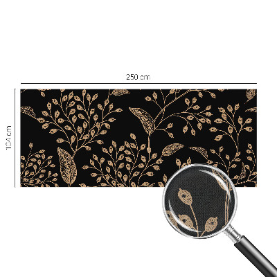 Carta da parati 3D eleganza botanica