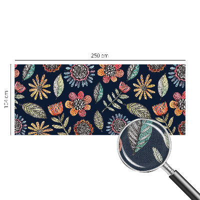 Fotomurale 3D mosaico floreale