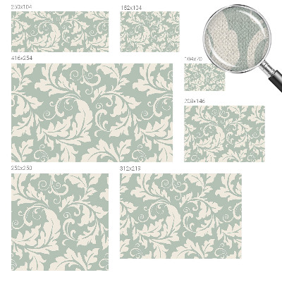 Fotomurale effetto 3D Foglie decorative