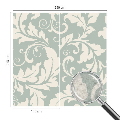 Fotomurale effetto 3D Foglie decorative