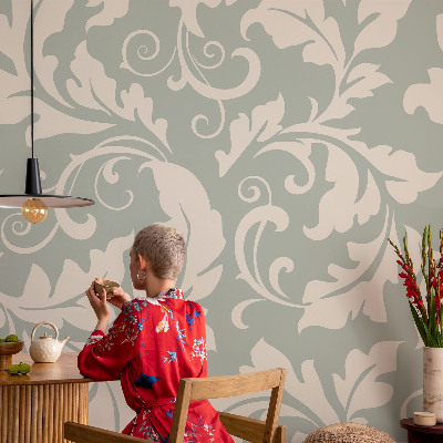 Fotomurale effetto 3D Foglie decorative