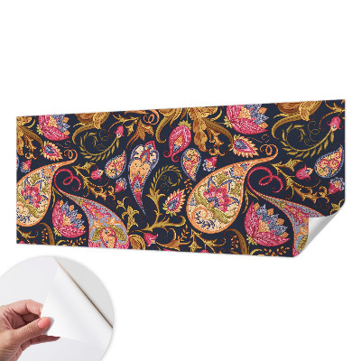 Carta da parati cameretta Paisley colorato