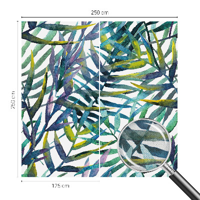 Carta da parati per cameretta Vegetazione esotica