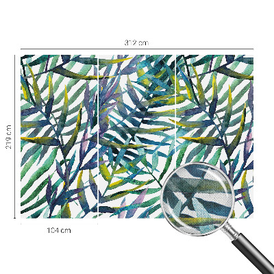 Carta da parati per cameretta Vegetazione esotica