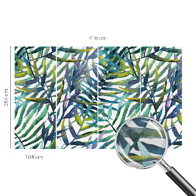 Carta da parati per cameretta Vegetazione esotica