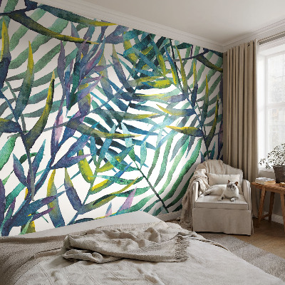 Carta da parati per cameretta Vegetazione esotica