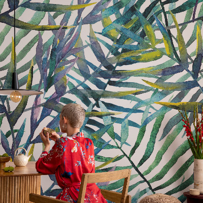 Carta da parati per cameretta Vegetazione esotica