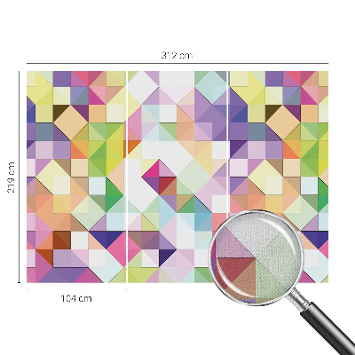 Fotomurale adesivo Forme multicolori