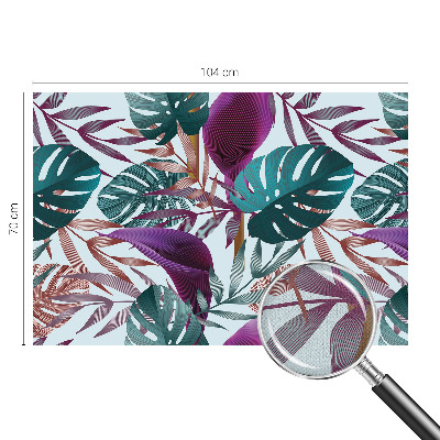 Carta da parati per cameretta Composizione tropicale