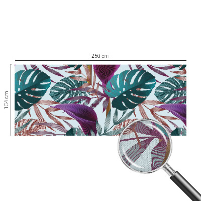 Carta da parati per cameretta Composizione tropicale