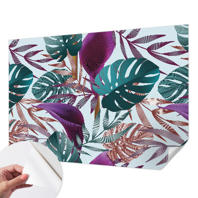 Carta da parati per cameretta Composizione tropicale