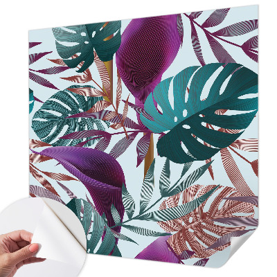 Carta da parati per cameretta Composizione tropicale